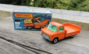 MATCHBOX LESNEY SUPERFAST VINTAGE FORD TRANSIT No.66 NEAR MINT IN OB 1970's - Picture 1 of 21