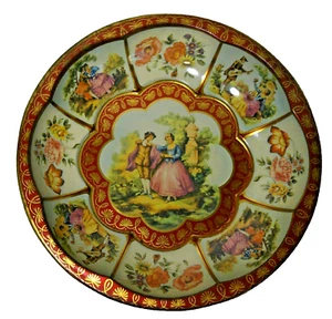 Vintage 1971 Metal Daher Decorated Ware Bowl Made In England 10" diameter - Picture 1 of 7
