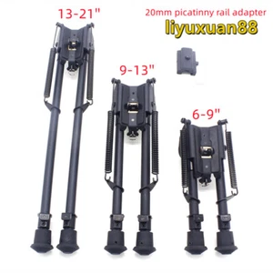 Rifle estilo Harris 6/9/13/27''Bípode almeja resorte retráctil con adaptador de S - Imagen 1 de 16