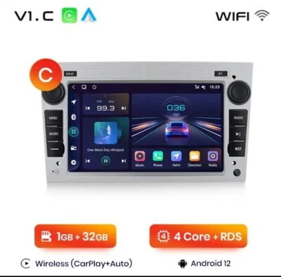 Autoradio Android 1G+32GB Para Opel Antara, Astra H, Zafira, Corsa, 2004-2011 - Imagen 1 de 4