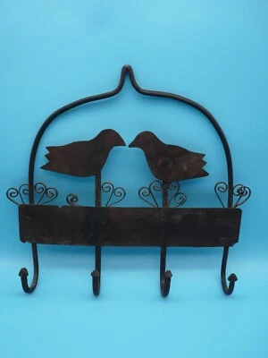 Ancien porte manteaux métal / Inde - Photo 1/4