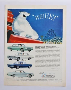 Large Car Ad - 1961 General Motors Harrison Air (advertisement print poster) - Picture 1 of 1