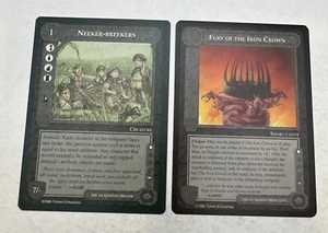 Middle Earth CCG * Neeker-Breekers & * Fury of the Iron Crown Promo Cards NM - Picture 1 of 11