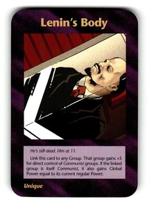 Lenin's Body Card INWO Illuminati New World Order Assassins Game 61/122 - Picture 1 of 4