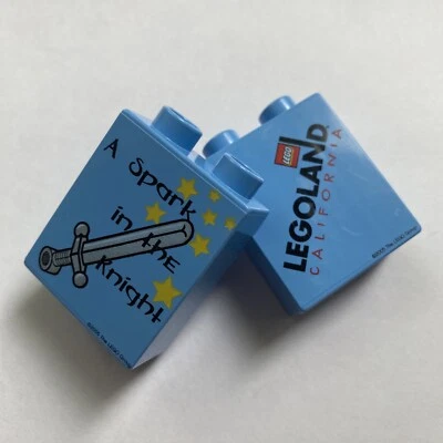 LEGO Duplo A Spark in the Knight Commemorative Brick 2005 Legoland California - Image 1 of 3