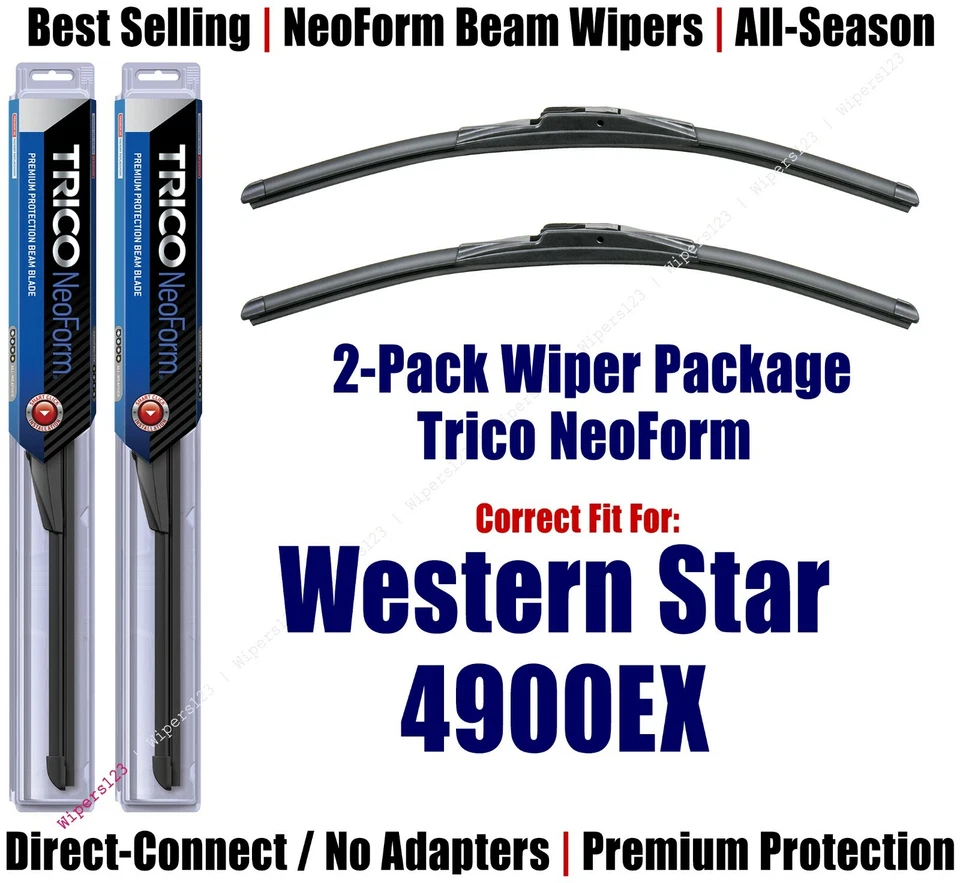 2-Pack Super-Premium NeoForm Wipers fit 2019-2020 Western Star 4900EX - 16200x2 - Image 1 of 1
