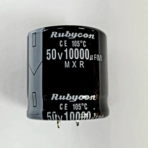 2 Stück 10.000uf 10.000mfd 50V Elektrolytkondensator 105c Grad 10000uF - Bild 1 von 1