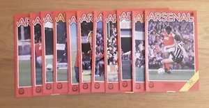 Arsenal 1985/86 Selection of Home League Programmes from menu Away Teams A-M - Picture 1 of 12