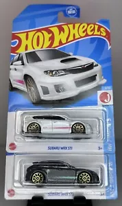 Hot Wheels Subaru WRX STI HW j-Imports 2/10 (21/250) Grey / Pearl White Lot - Picture 1 of 4