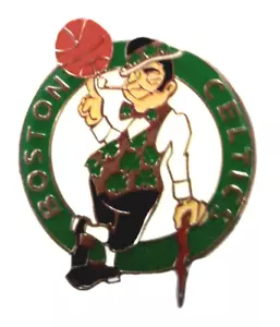 Celtics Pin Boston Celtics Pin Hard to Find Leprechaun Logo Basketball Fan Pin - Picture 1 of 2