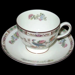 Wedgwood KUTANI CRANE Coffee or Tea Cup & Saucer Set, Birds & Bamboo R4464 - Picture 1 of 6