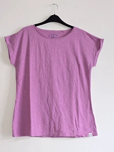EX Fat Face Women's Relaxed Fit Round Neck Cotton T-shirt , Light Ppl Defect - Picture 1 of 4