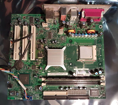 DELL TC667 PC Socket 478/N Motherboard with P4 3GHz CPU 1GB RAM Backplate IO - Image 1 of 4
