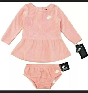 Vestito Nike bambina età 24 mesi rosa vestito e mutandine nuovo etichette 2 anni - Foto 1 di 12
