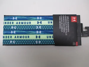 Under Armour Girls' Graphic Headbands, Pack of 6 blue/neon - Picture 1 of 1