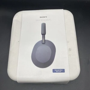 *READ* Sony WH-1000XM5 Wireless Noise Canceling Headphones, Blue - Picture 1 of 12