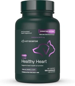Vetri-Science VETRISCIENCE Coenzyme Q10 for Dogs and Cats, 10Mg, 100 Capsules... - Picture 1 of 4