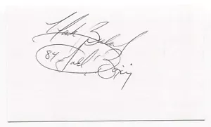 Mark Breland Signed 3x5 Index Card Autographed 1984 Boxer Olympic Gold - Picture 1 of 2
