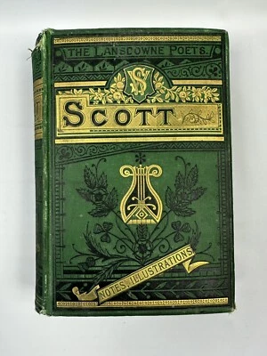 Scott The Lansdowne Poets Notes Illustrations 1890 Sir Walter Scott Poems Poetry - Image 1 of 4
