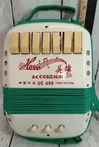 Hero Accordion Model UC 099 for Childs Made in China Musical Toy Vintage - Picture 1 of 20