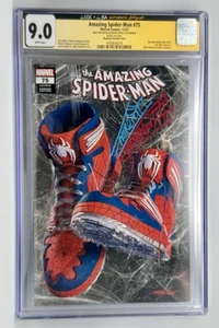 *Firmato* Amazing Spider-Man #75 Mayhew Variant con certificato di autenticità (2021) CGC X JSA 9.0 - Foto 1 di 9