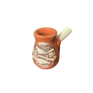 Rare Hand-Painted Ceramic Bird call Whistle Figurine 3 in - Picture 1 of 4