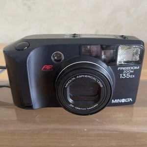 Minolta Riva Zoom 135EX - Point & Shoot 35mm Film Camera - Untested - Picture 1 of 11