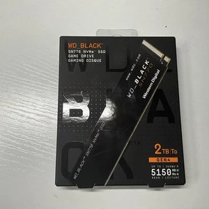 2TB WD Black SN770 M.2 (2280) PCIe 4.0 (x4) NVMe SSD, 5150MB/s Read, 4850MB/s Wr - Afbeelding 1 van 2