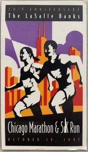 Chicago Marathon Magnet Vintage - Picture 1 of 1