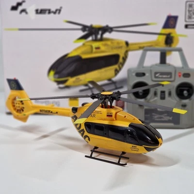 Amewi 25333 ADAC H145 Rc Helikopter Brushless 6-Kanal 6G Hubschrauber Notarzt - Bild 1 von 4
