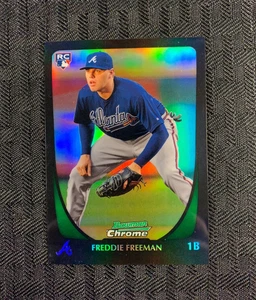 Freddie Freeman 2011 Bowman Chrome #185 RC Refractor Braves NRMT - Bild 1 von 2