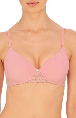 NATORI 721154 Bliss Perfection T-shirt Bra Pink New Size 38D - Image 1 of 4