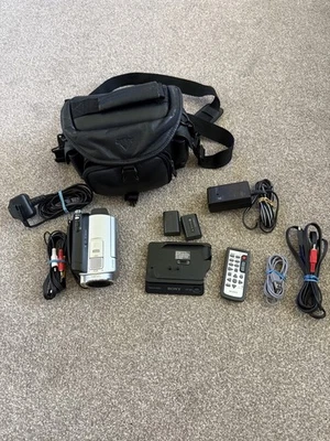 Sony Handycam HDR-SR5E Handheld High Definition Camcorder and accessories  - Image 1 of 4