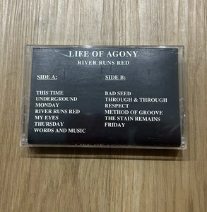 RARE Advance Promo Casette Tape LIFE OF AGONY River Runs Red ROADRUNNER NM* - Picture 1 of 8