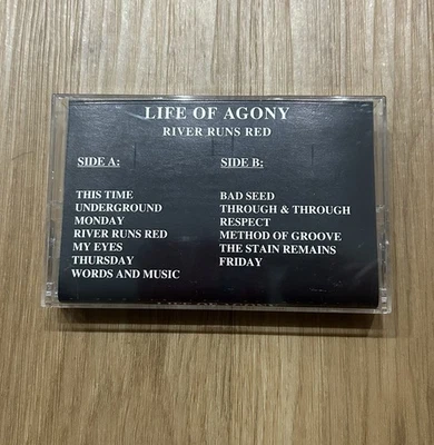 RARE Advance Promo Casette Tape LIFE OF AGONY River Runs Red ROADRUNNER NM* - Image 1 of 4