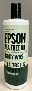 WELLBEING SPA EPSOM Aceite de Árbol de Té Revive LAVADO CORPORAL Gel ~ÁRBOL DE TÉ Y VERBENA 946 ml - Imagen 1 de 5
