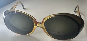 70’s Playboy Optyl 1023-20 Translucent Honey Amber Frame Made In Germany - Picture 1 of 12