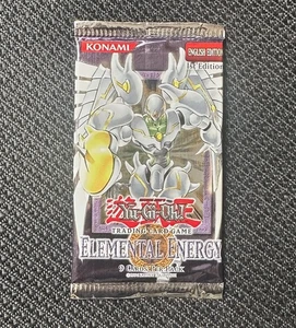Yugioh Elemental Energy 1ª EDICIÓN Paquete de refuerzo sellado de fábrica Edición en inglés - Imagen 1 de 2