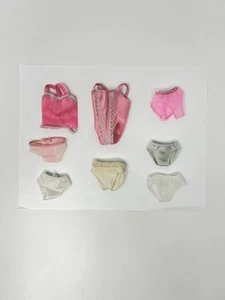 Vintage Mixed Lot of 8 BARBIE DOLL CLOTHES UNDERWEAR PANTIES LINGERIE - Picture 1 of 8