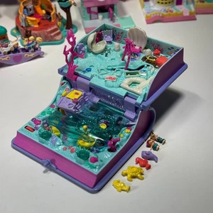 Polly Pocket 1995 Sparkling Mermaid Adventure Bluebird Works 1 Fig. Missing - Picture 1 of 15