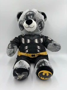 Build A Bear Workshop BABW Batman Bear Peluche Negro/Gris con Conjunto RETIRADO 18" - Imagen 1 de 9