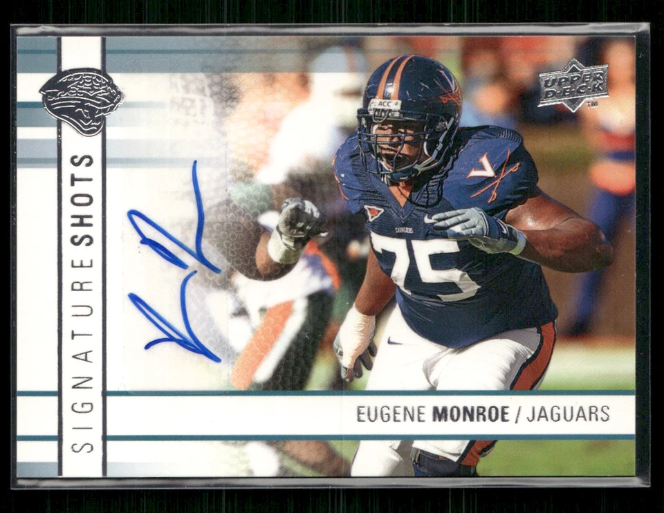 Eugene Monroe 2009 Upper Deck Signature Shots Auto - Image 1 of 2