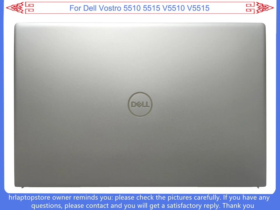For Dell Vostro 15 5510 V5510 5515 LCD Back Cover Rear Top Lid 0N1D5W Gray
