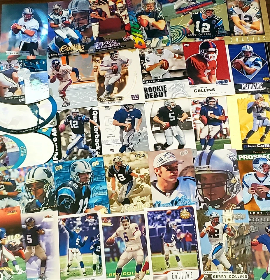 KERRY COLLINS HUGE AMOUNT YOU PICK SEE SCANS ROOKIES,INSERTS, NR.MINT/MINT PENN - Image 1 of 1