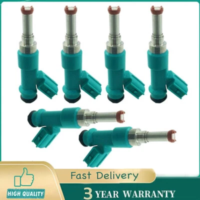 For Lexus RX350 Toyota Sienna 3.5L 2011 2012 2013 2014 2015 6pcs Fuel Injectors - Изображение 1 из 4