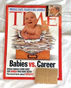 Time Magazine April 15, 2002 Babies vs Career - Picture 1 of 1