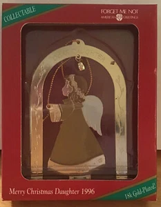 Forget Me Not Collectible Ornament Dear Daughter 1996 Open Box Free Shipping - Picture 1 of 3
