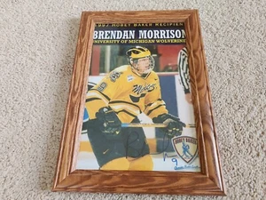 Michigan Wolverines Hockey Brendan Morrison Hobey Baker Autographed Photo COA - Picture 1 of 3