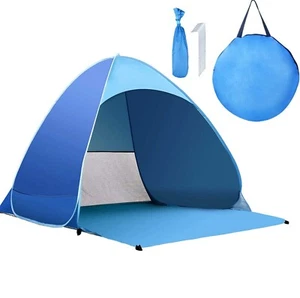 Pop Up Beach Tent – for 3-4 Person UPF 50+ UV Sun Protection Beach Shade B - Picture 1 of 7