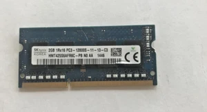 SK Hynix 2GB 1Rx16 PC3-12800S-11-13-C3 HMT425S6AFR6C-PB NO AA DDR3-1600 SODIMM - Picture 1 of 1
